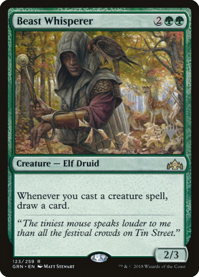 Beast Whisperer (Promo Pack) [Guilds of Ravnica Promo Pack]