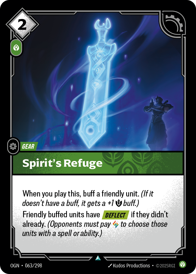 front of card Spirit's Refuge [Origins]