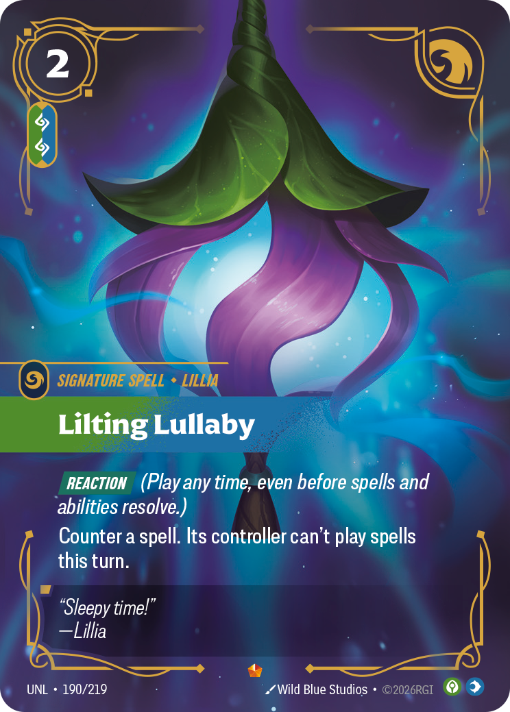 front of card Lilting Lullaby [Unleashed] 190/219