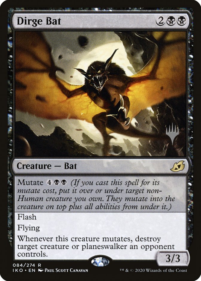 Dirge Bat (Promo Pack) [Ikoria: Lair of Behemoths Promo Pack]