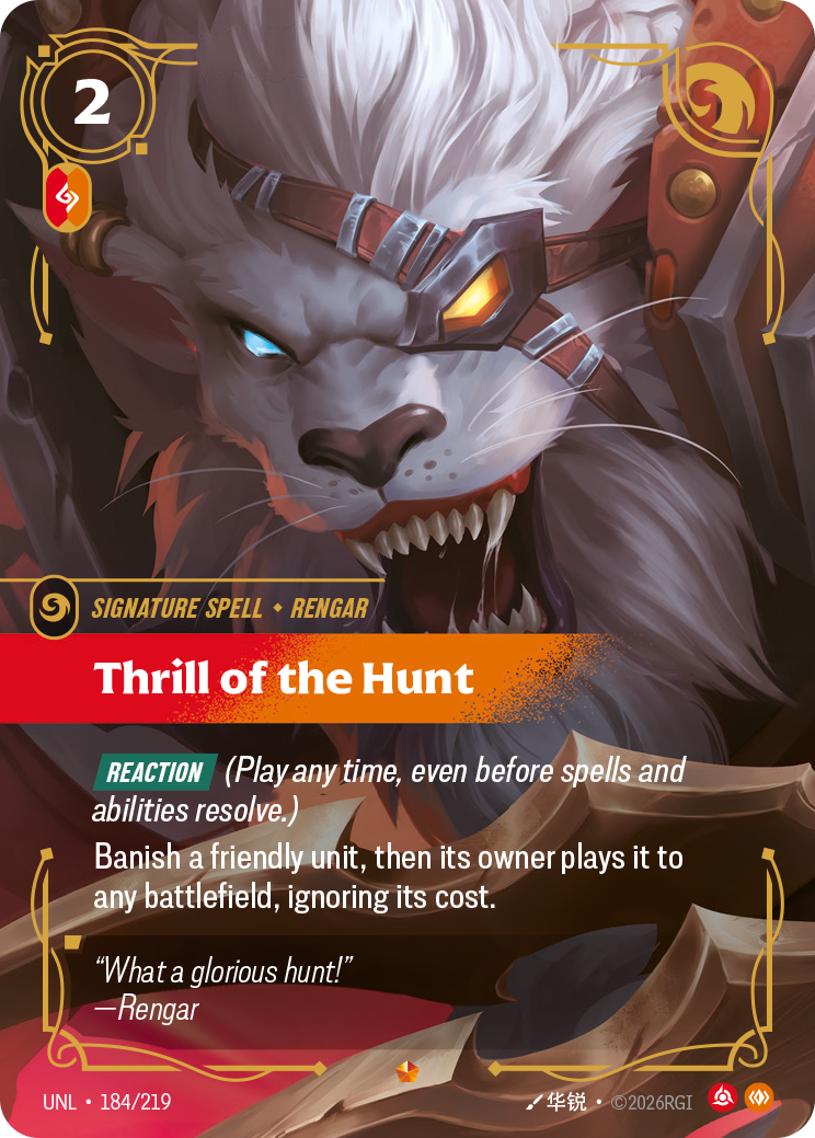 front of card Thrill of the Hunt [Unleashed] 184/219