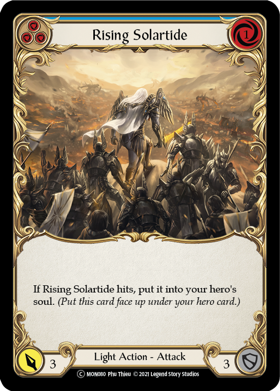 Rising Solartide (Blue) [U-MON080] (Monarch Unlimited) Unlimited Normal