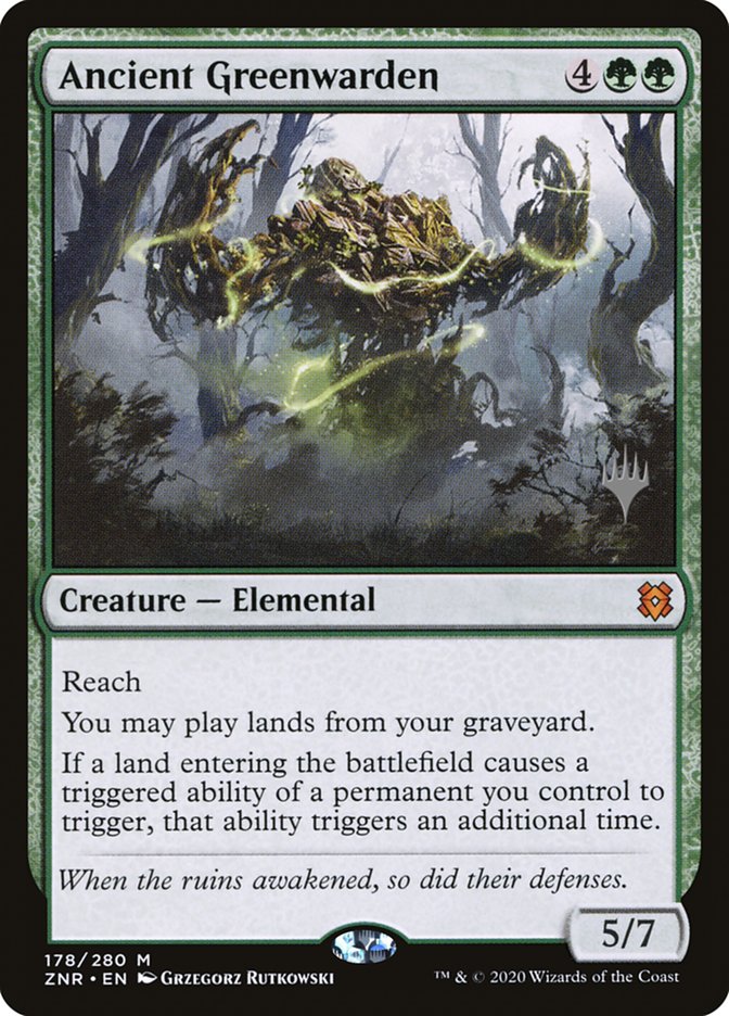 Ancient Greenwarden (Promo Pack) [Zendikar Rising Promo Pack]