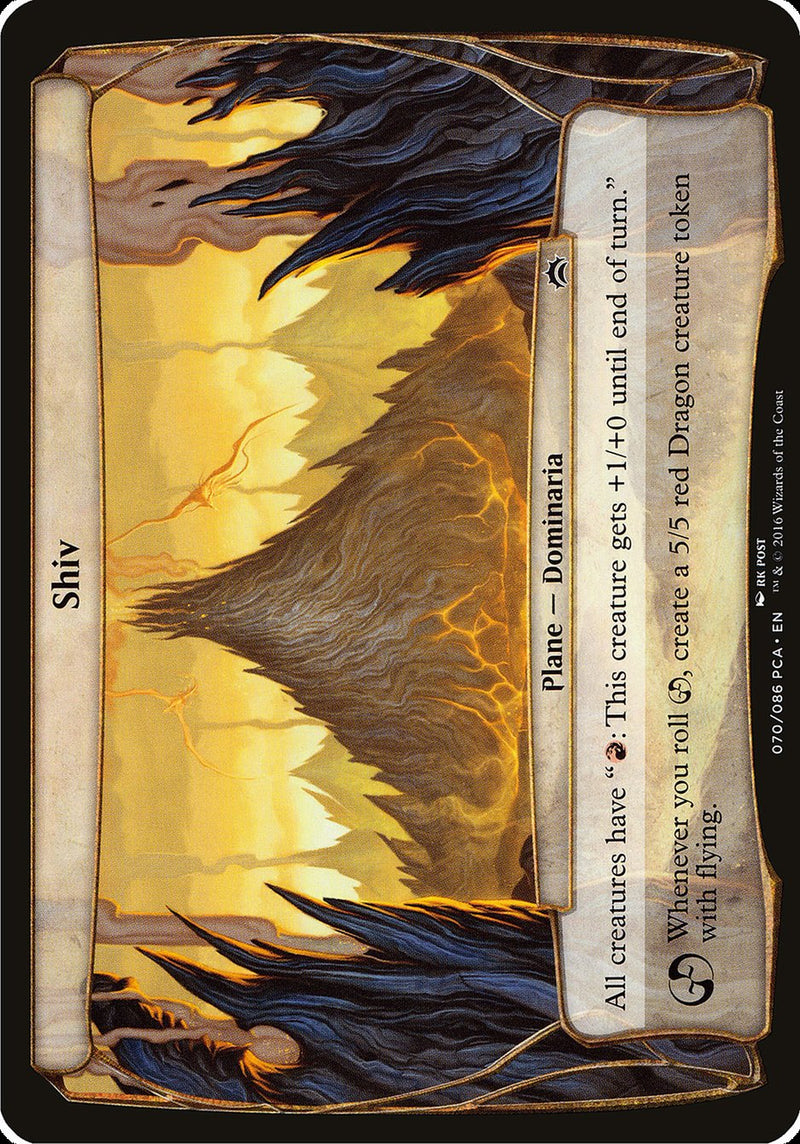 (Oversized Plane) Shiv [Planechase Anthology Planes]