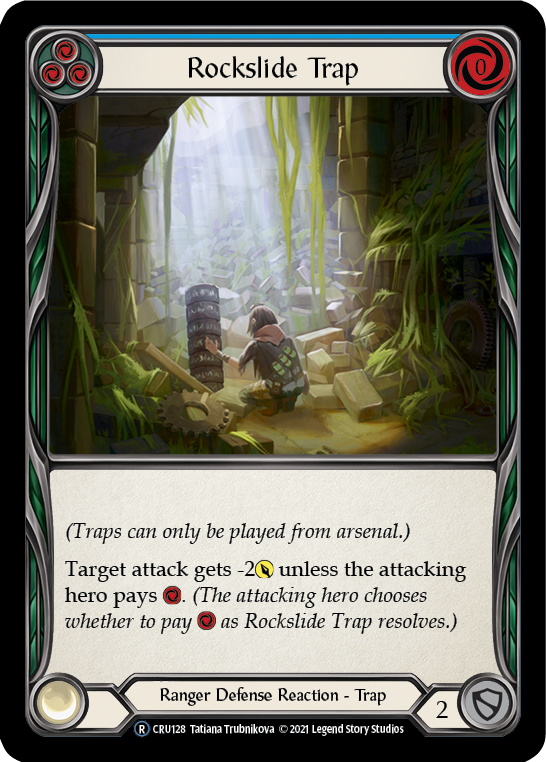 Rockslide Trap [U-CRU128] (Crucible of War Unlimited) Unlimited Rainbow Foil