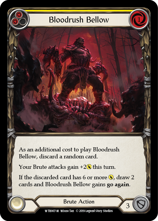 Bloodrush Bellow [WTR007-M] (Welcome to Rathe) Alpha Print Rainbow Foil