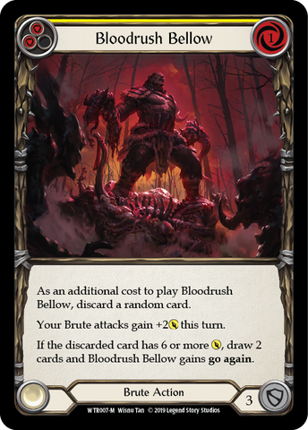 Bloodrush Bellow [WTR007-M] (Welcome to Rathe) Alpha Print Rainbow Foil