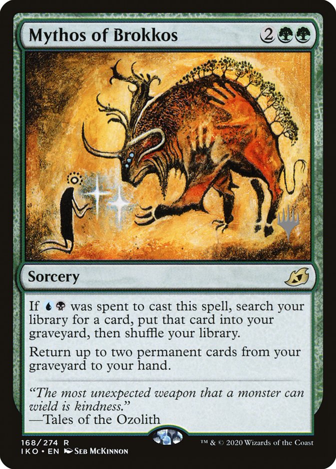 Mythos of Brokkos (Promo Pack) [Ikoria: Lair of Behemoths Promo Pack]