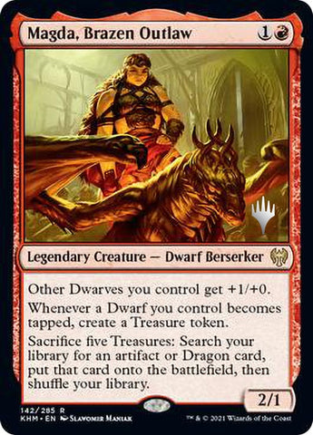 Magda, Brazen Outlaw (Promo Pack) [Kaldheim Promo Pack]