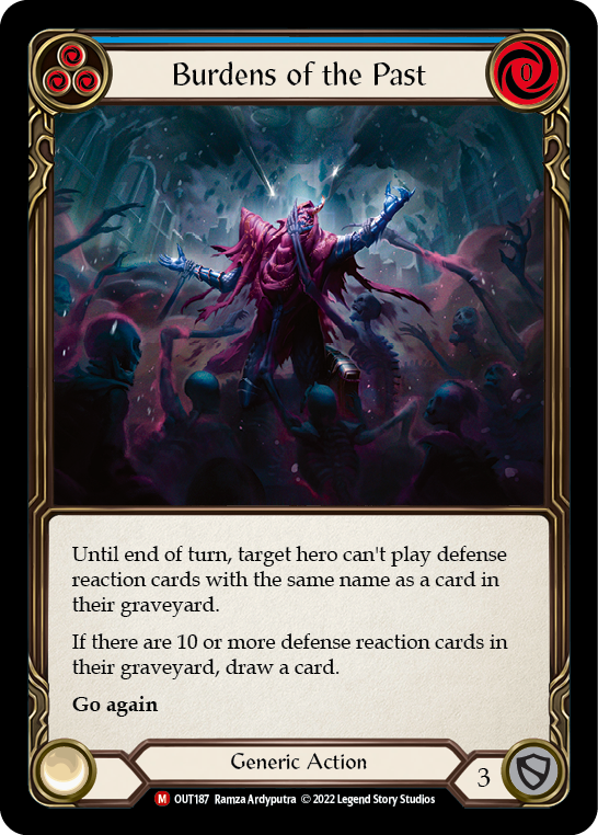 Burdens of the Past [OUT187] (Outsiders) Rainbow Foil