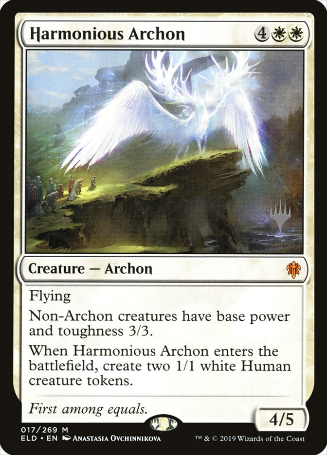 Harmonious Archon (Promo Pack) [Throne of Eldraine Promo Pack]