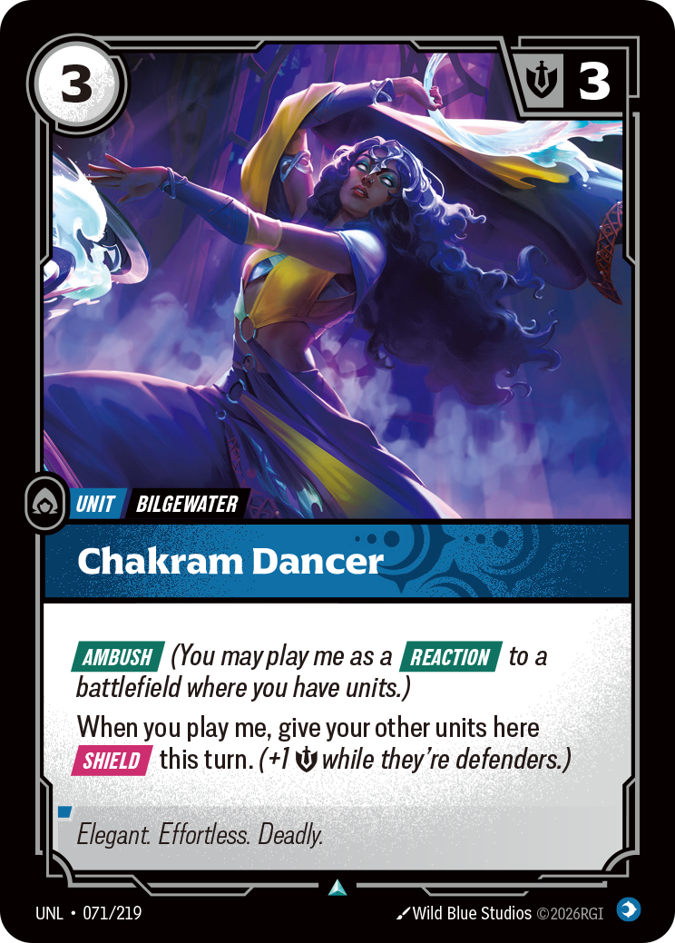 front of card Chakram Dancer [Unleashed] 071/219