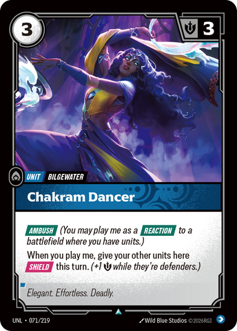 front of card Chakram Dancer [Unleashed] 071/219