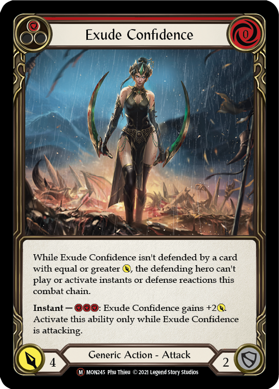 Exude Confidence [U-MON245-RF] (Monarch Unlimited) Unlimited Rainbow Foil