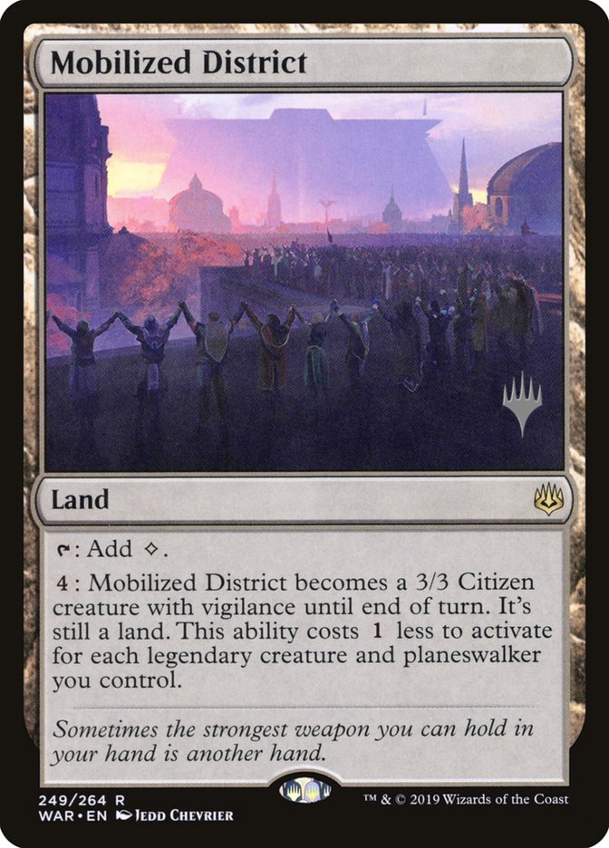 Mobilized District (Promo Pack) [War of the Spark Promo Pack]