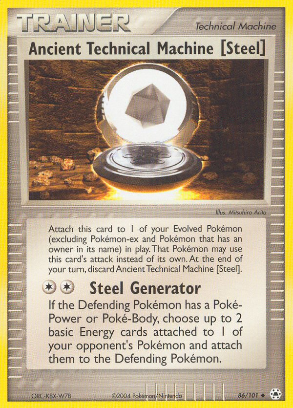 Ancient Technical Machine (Steel) (86/101) [EX: Hidden Legends]
