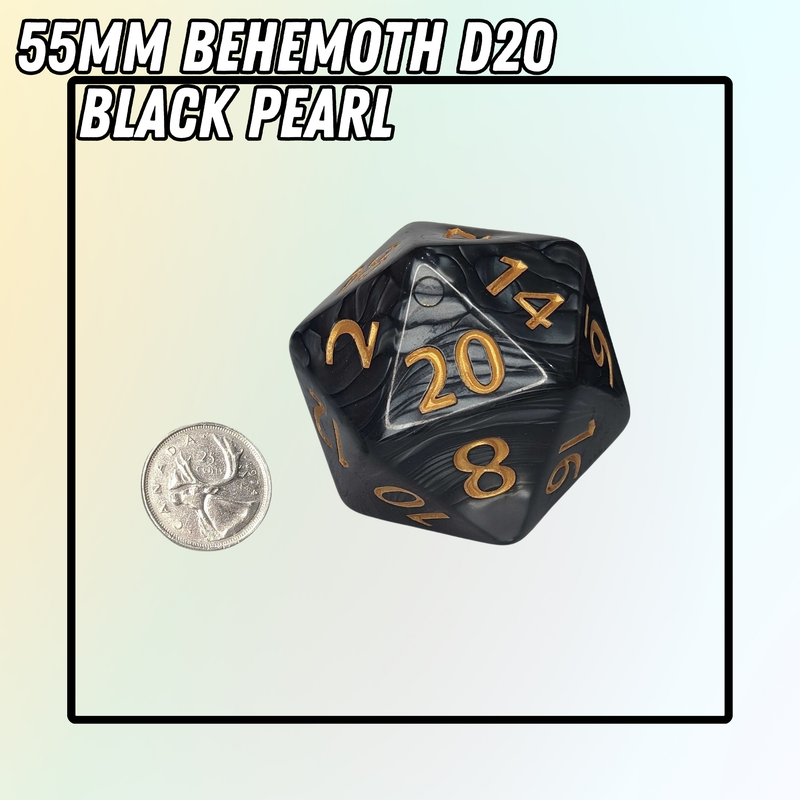 55mm Behemoth D20 - Black Pearl