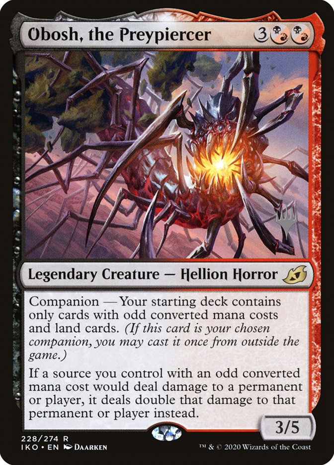 Obosh, the Preypiercer (Promo Pack) [Ikoria: Lair of Behemoths Promo Pack]