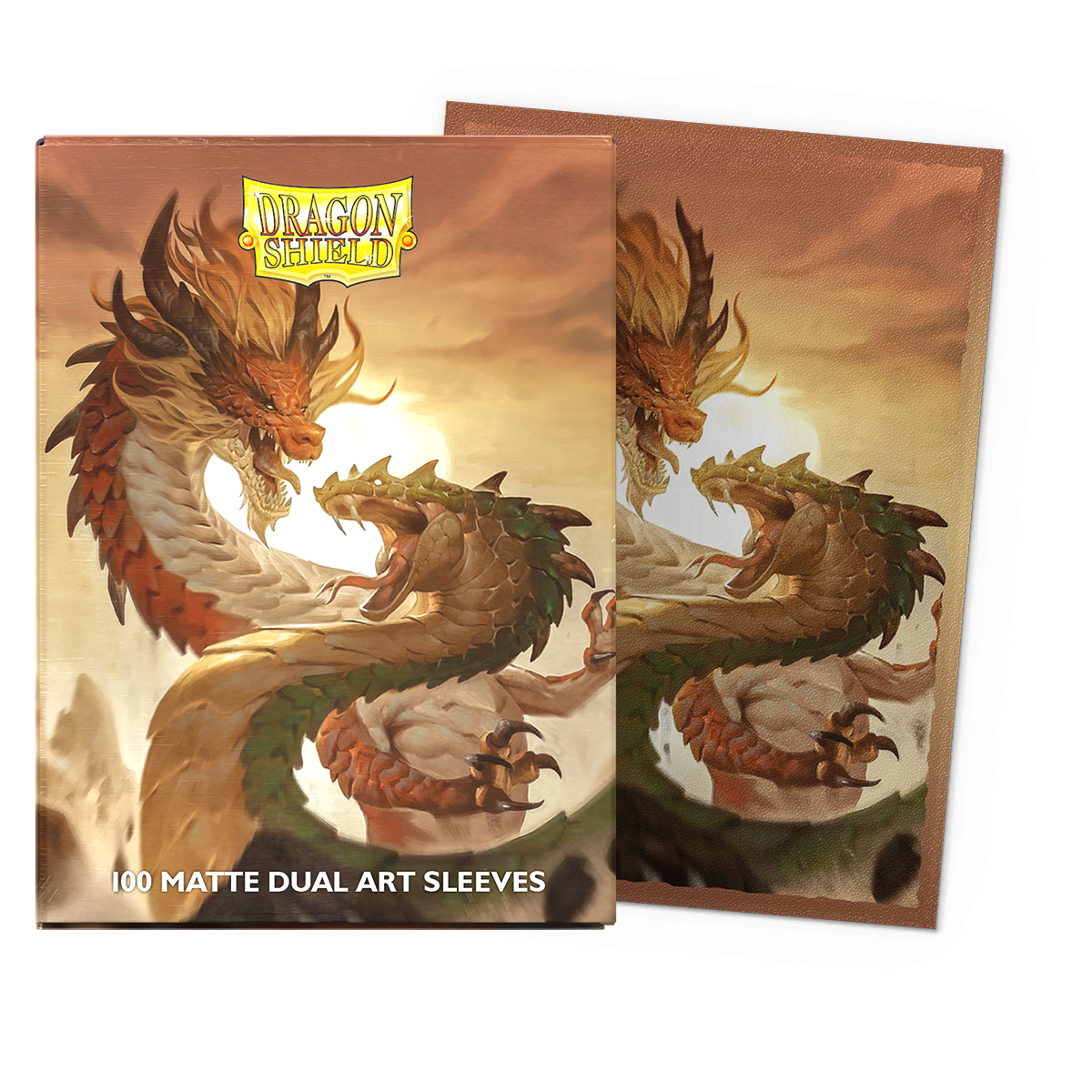 Dragon Shield: Standard Size 100ct Art Sleeves - Wood Snake 2025 (Dual Matte)