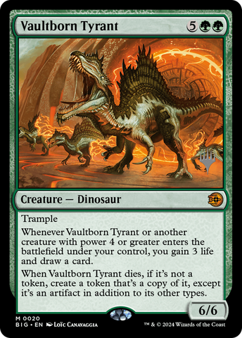 Vaultborn Tyrant [Lorwyn Eclipsed Promo Pack]