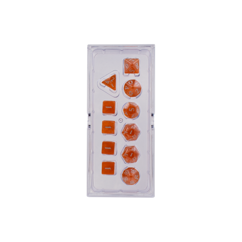 Ultra PRO: 11-Dice Set - Eclipse (Pumpkin Orange)