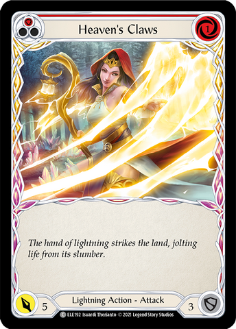 Heaven's Claws (Red) [ELE192] (Tales of Aria) 1st Edition Normal