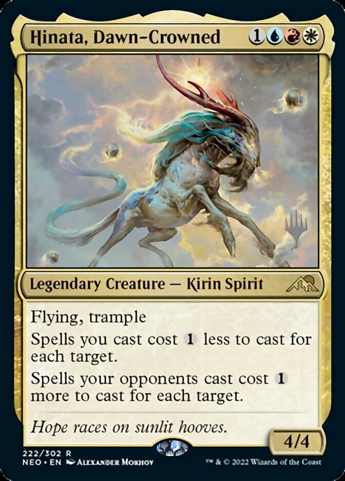 Hinata, Dawn-Crowned (Promo Pack) [Kamigawa: Neon Dynasty Promo Pack]