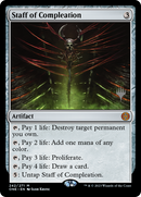 Staff of Compleation (Promo Pack) [Phyrexia: All Will Be One Promo Pack]