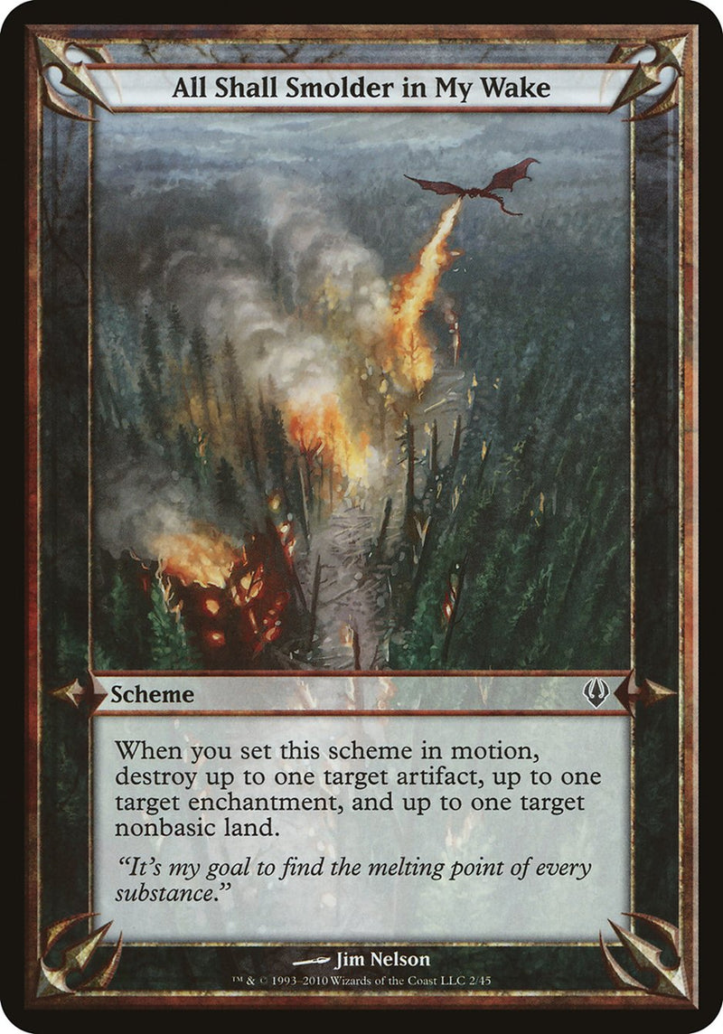 (Oversized Schemes) All Shall Smolder in My Wake [Archenemy Schemes]