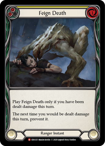 Feign Death [CRU125] (Crucible of War) 1st Edition Rainbow Foil