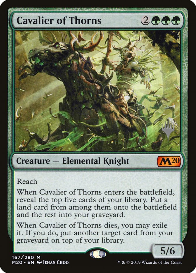 Cavalier of Thorns (Promo Pack) [Core Set 2020 Promo Pack]