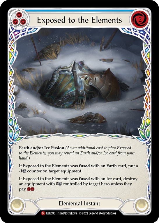 Exposed to the Elements [ELE093] (Tales of Aria) 1st Edition Rainbow Foil