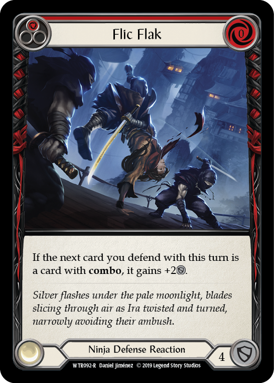 Flic Flak (Red) [WTR092-R] (Welcome to Rathe) Alpha Print Rainbow Foil