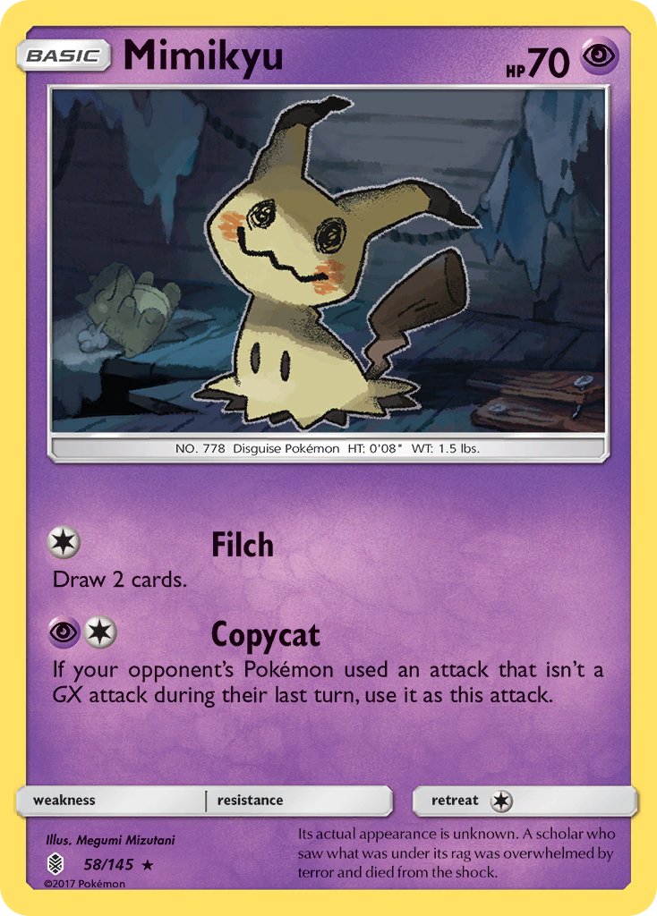 Mimikyu (58/145) (Sun & Moon: Guardians Rising) [Theme Deck Exclusive]