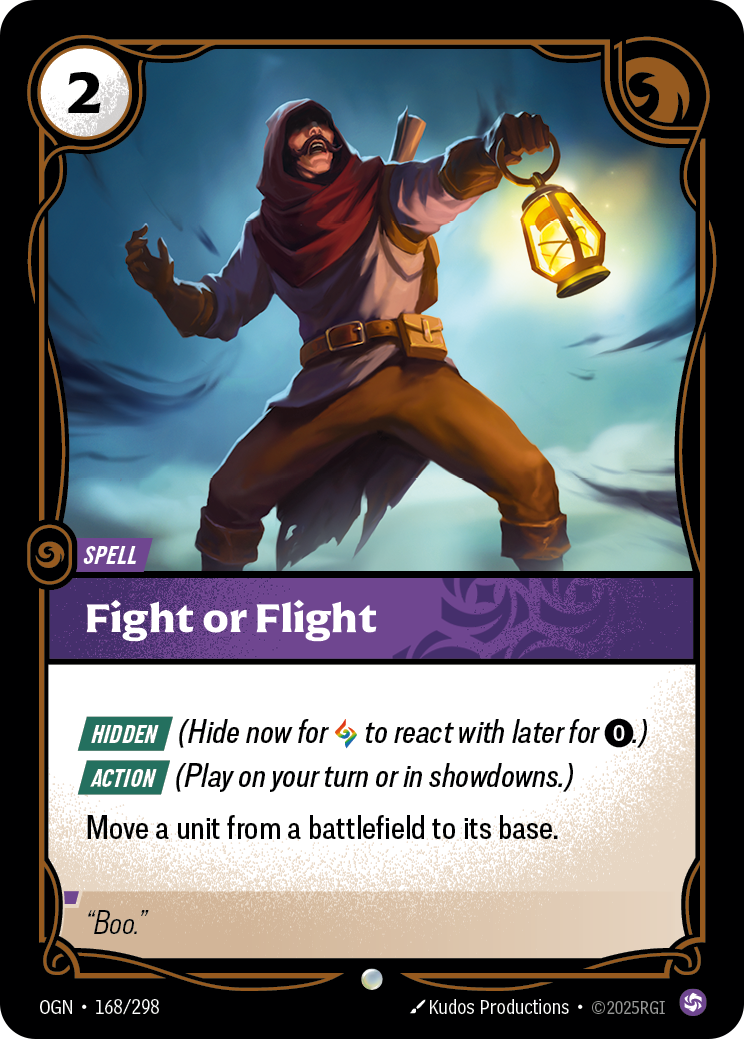 front of card Fight or Flight [Origins]