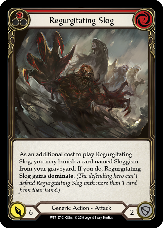 Regurgitating Slog (Red) [WTR197-C] (Welcome to Rathe) Alpha Print Rainbow Foil