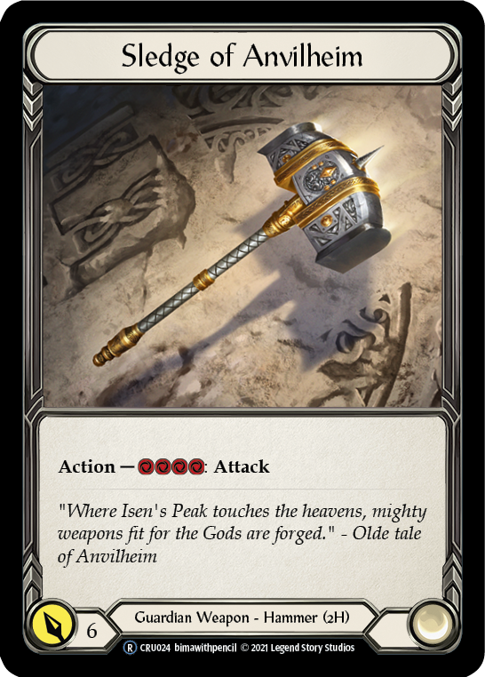 Sledge of Anvilheim [U-CRU024] (Crucible of War Unlimited) Unlimited Normal