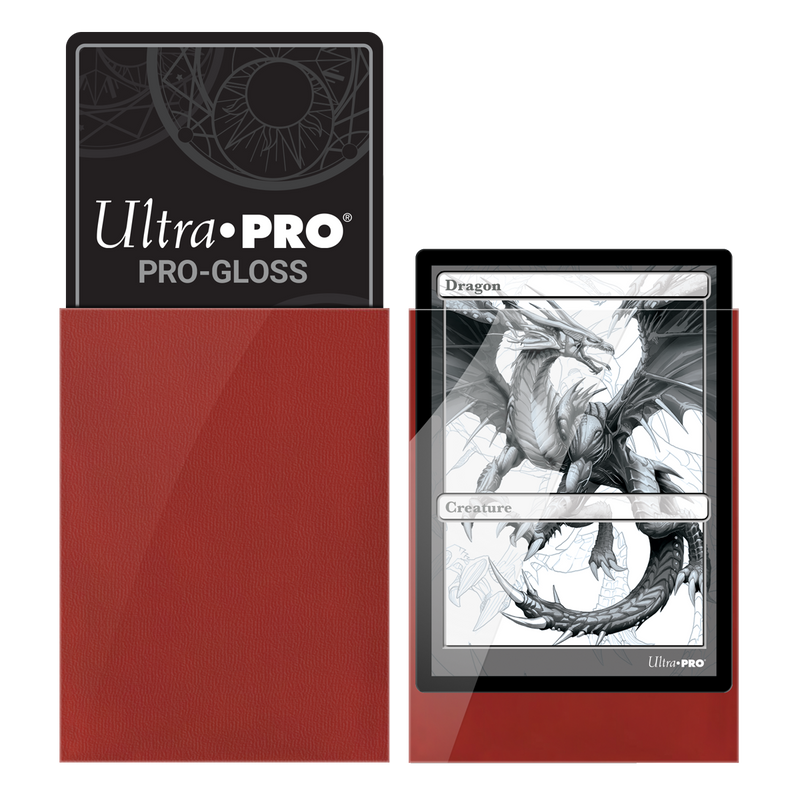 Ultra PRO: Standard 50ct Sleeves - PRO-Gloss (Red)