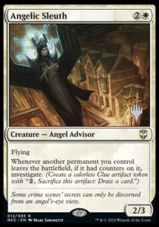 Angelic Sleuth (Promo Pack) [Streets of New Capenna Commander Promo Pack]