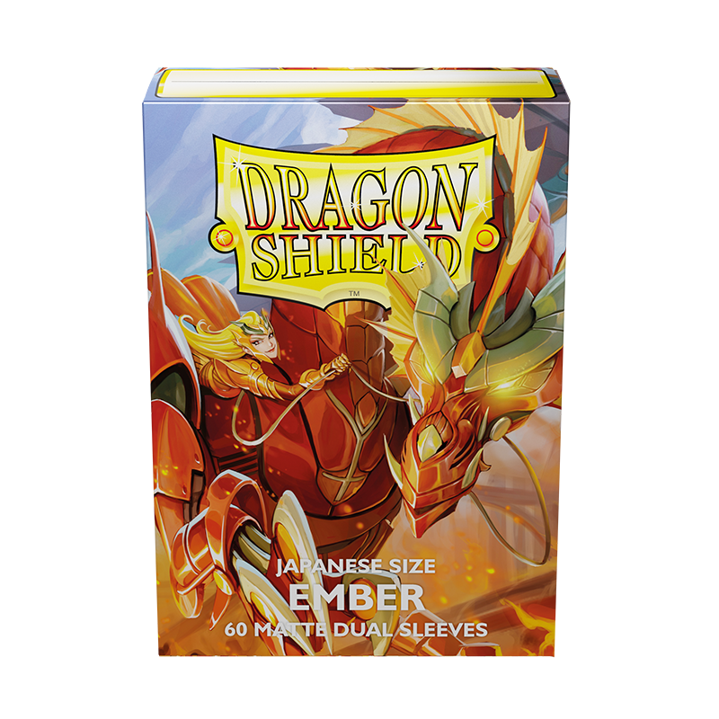 Dragon Shield: Japanese Size 60ct Sleeves - Ember (Dual Matte)