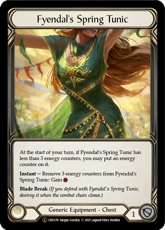 Fyendal's Spring Tunic [U-CRU178] (Crucible of War Unlimited) Unlimited Normal