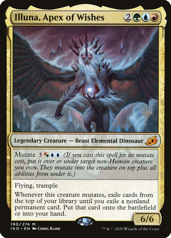Illuna, Apex of Wishes (Promo Pack) [Ikoria: Lair of Behemoths Promo Pack]