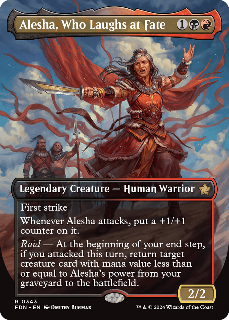 Alesha, Who Laughs at Fate (Borderless) [Foundations]