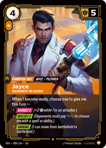 front of card Jayce, Hammer in Hand [Vendetta] 088/166