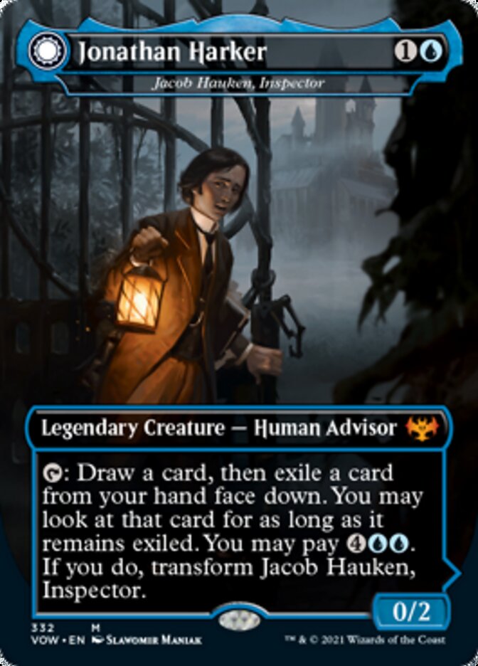 Jonathan Harker // Harker's Obsessive Inquiry - Jacob Hauken, Inspector // Hauken's Insight [Innistrad: Crimson Vow]