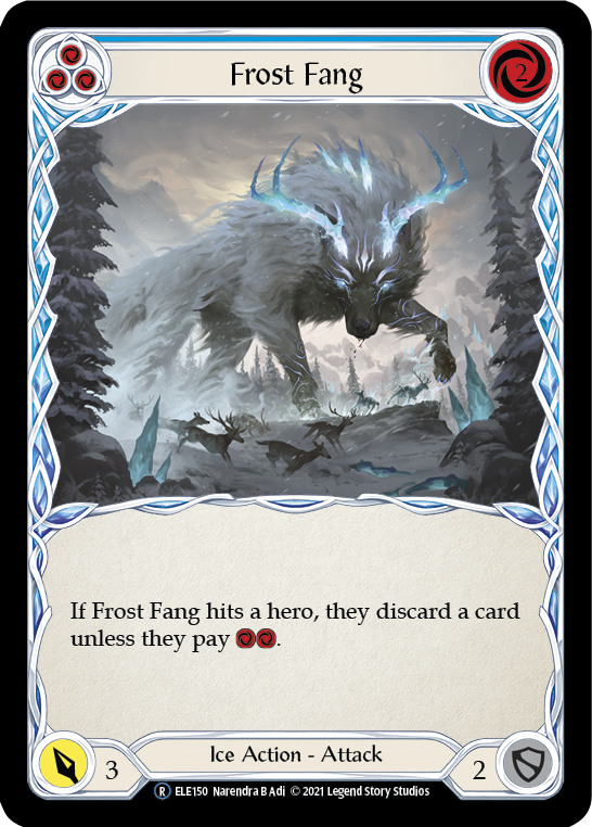 Frost Fang (Blue) [U-ELE150] (Tales of Aria Unlimited) Unlimited Rainbow Foil