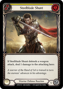 Steelblade Shunt (Yellow) [WTR127-R] (Welcome to Rathe) Alpha Print Rainbow Foil