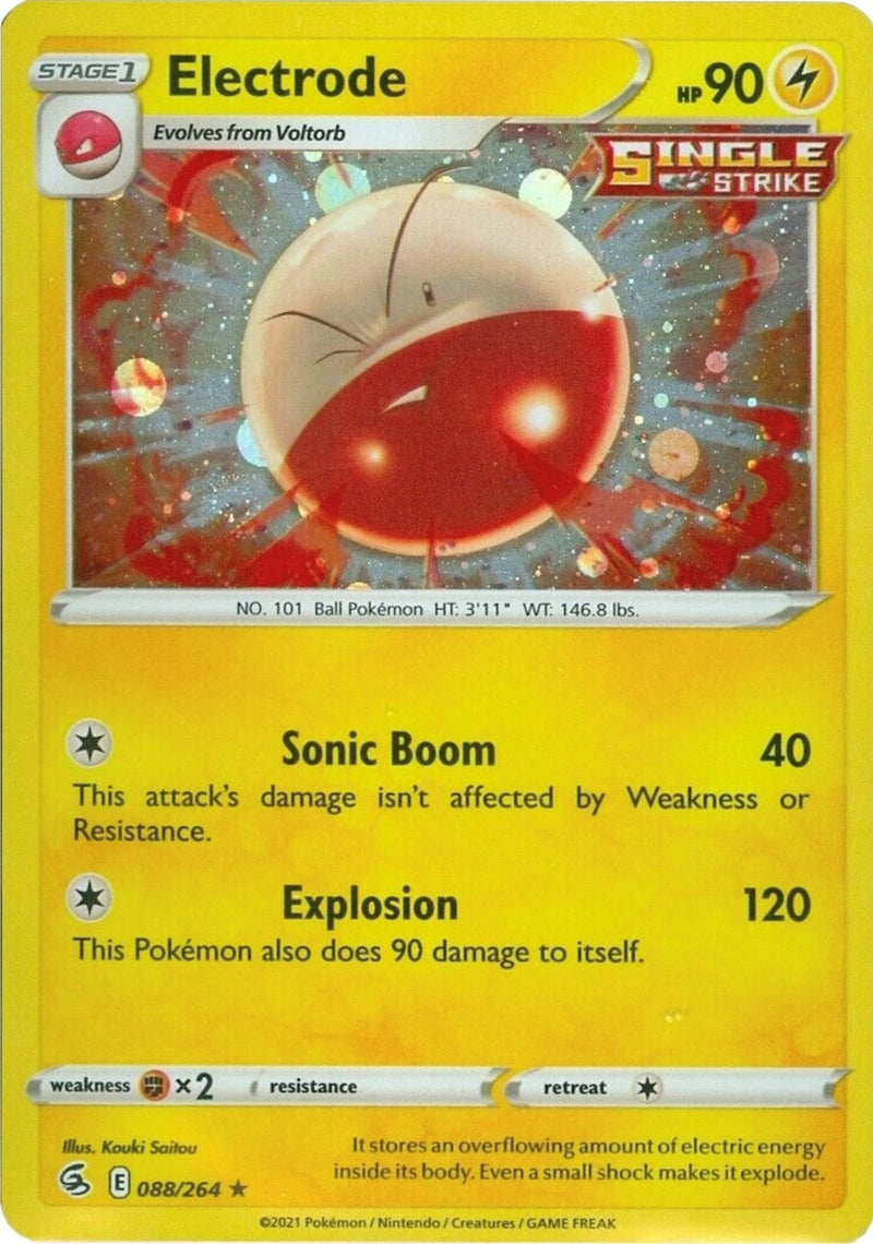 Electrode (088/264) (Cosmos Holo) (Sword & Shield: Fusion Strike) [Theme Deck Exclusive]