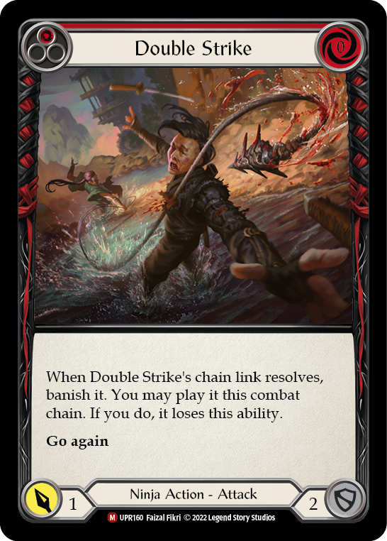 Double Strike [UPR160] (Uprising) Rainbow Foil