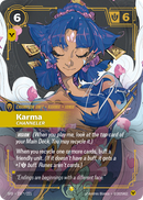 front of card Karma, Channeler (Overnumbered) (Signature) [Spiritforged] 237*/221